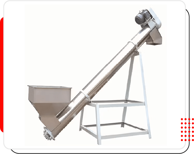 Asset 20In-Clined Scwrew Conveyor